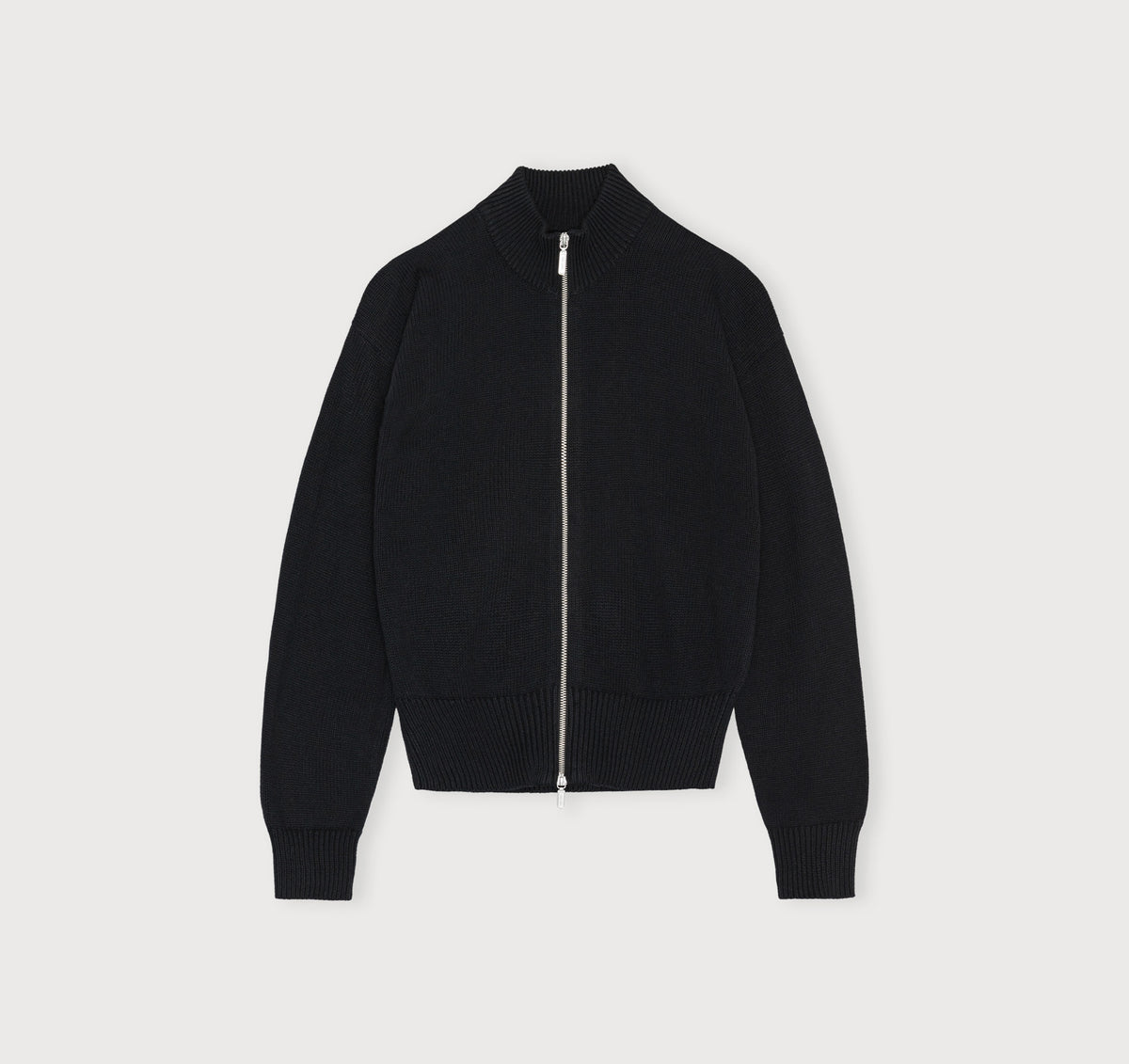 True Knit High Collar Cardigan