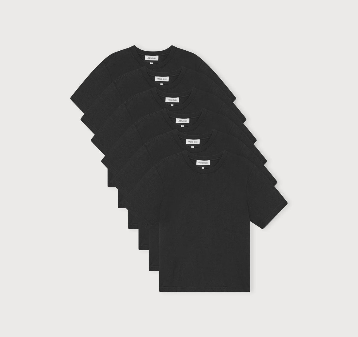 True Boxy Fit Tee 6-Pack - Black