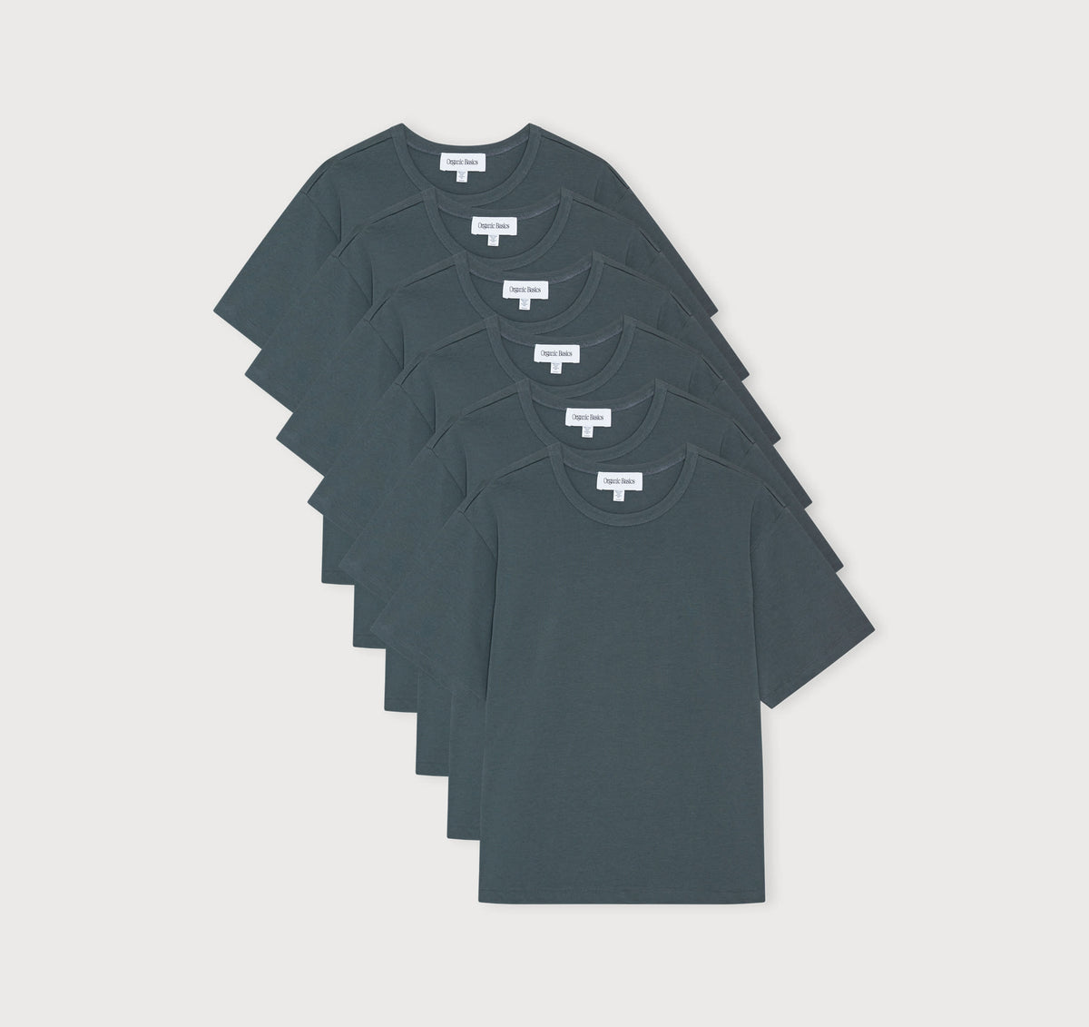 True Extra Heavy Boxy Tee 6-Pack - Thunder – organic cotton