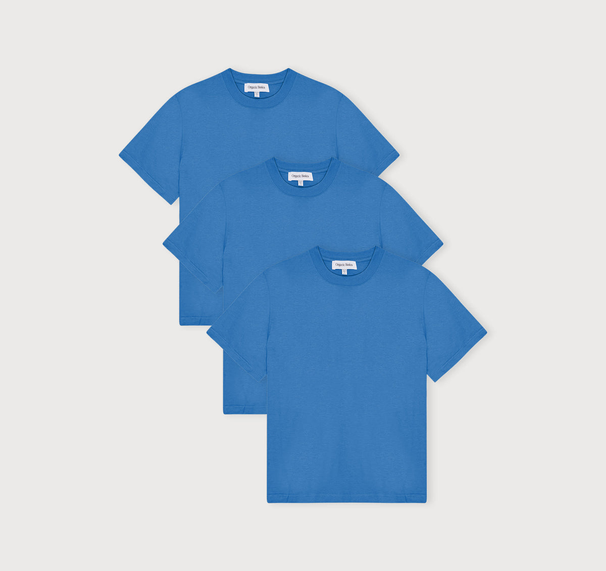 True Heavy Boxy Fit Tee 3-Pack - Azure Blue