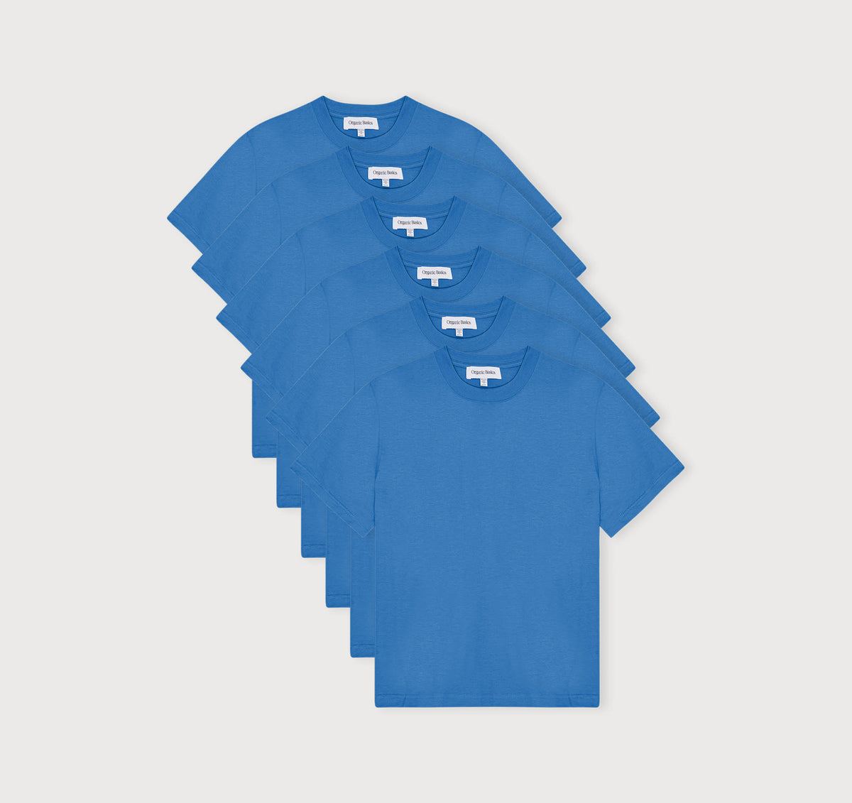 True Heavy Boxy Fit Tee 6-Pack - Azure Blue