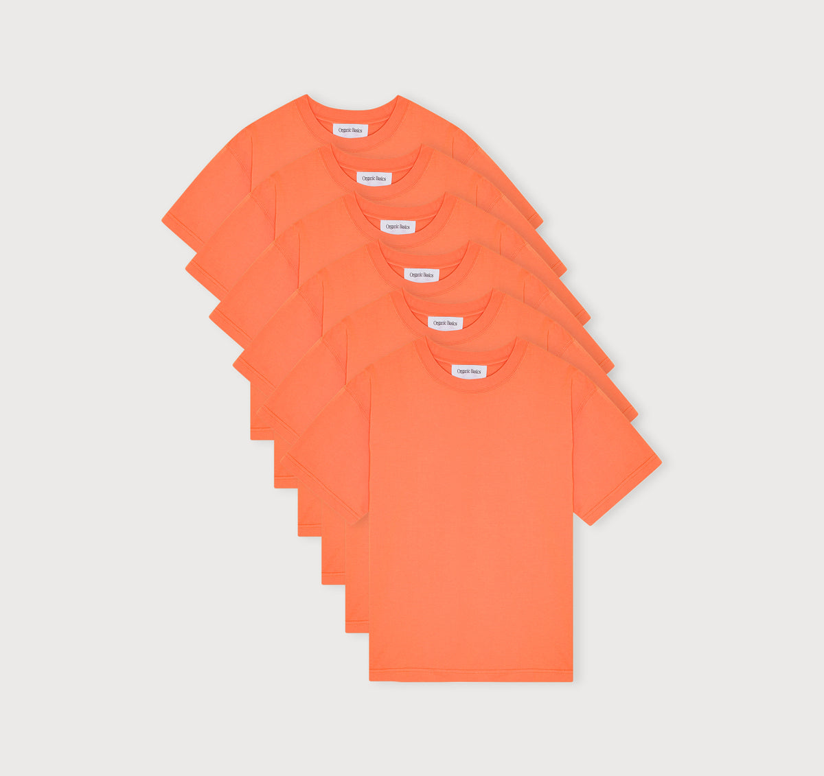 True Heavy Boxy Fit Tee 6-Pack - Tangerine