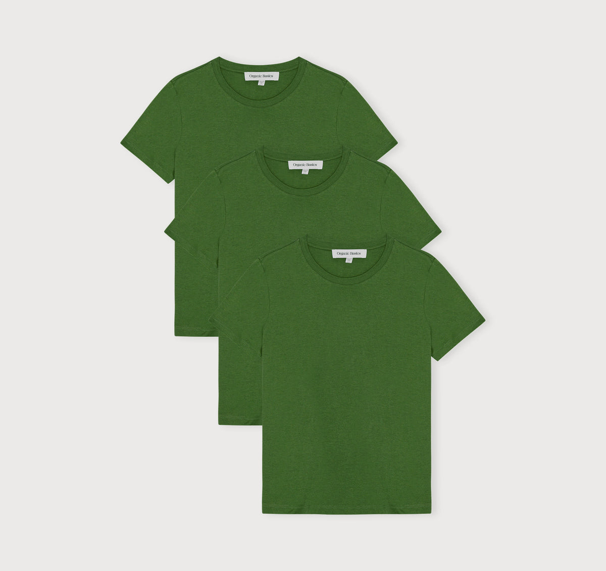 True Heavy Regular Fit Tee 3-Pack - Evergreen – organic cotton