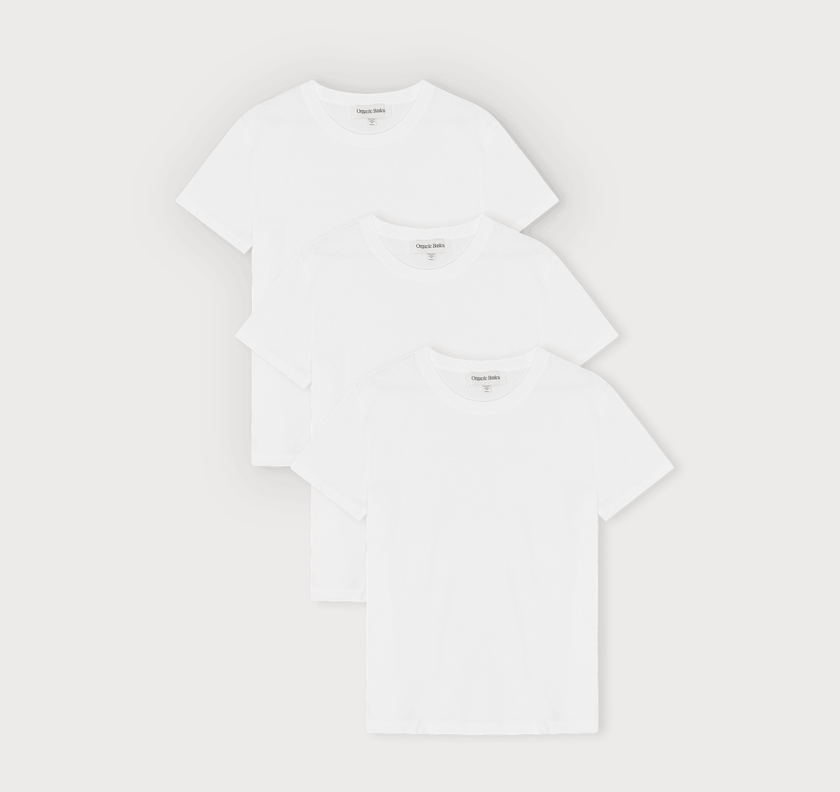 True Heavy Regular Fit Tee 3-Pack - White – organic cotton