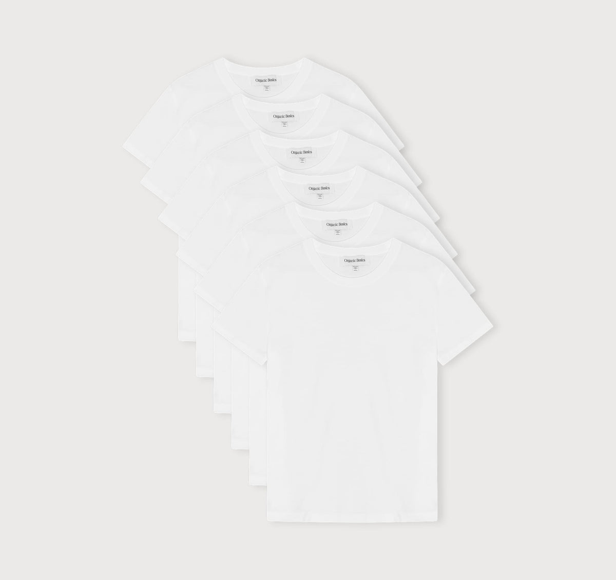 True Regular Fit Tee 6-Pack - White – organic cotton