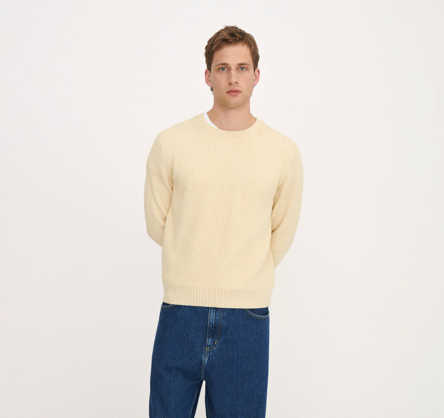 Soft Knit Chunky Crewneck Sweater