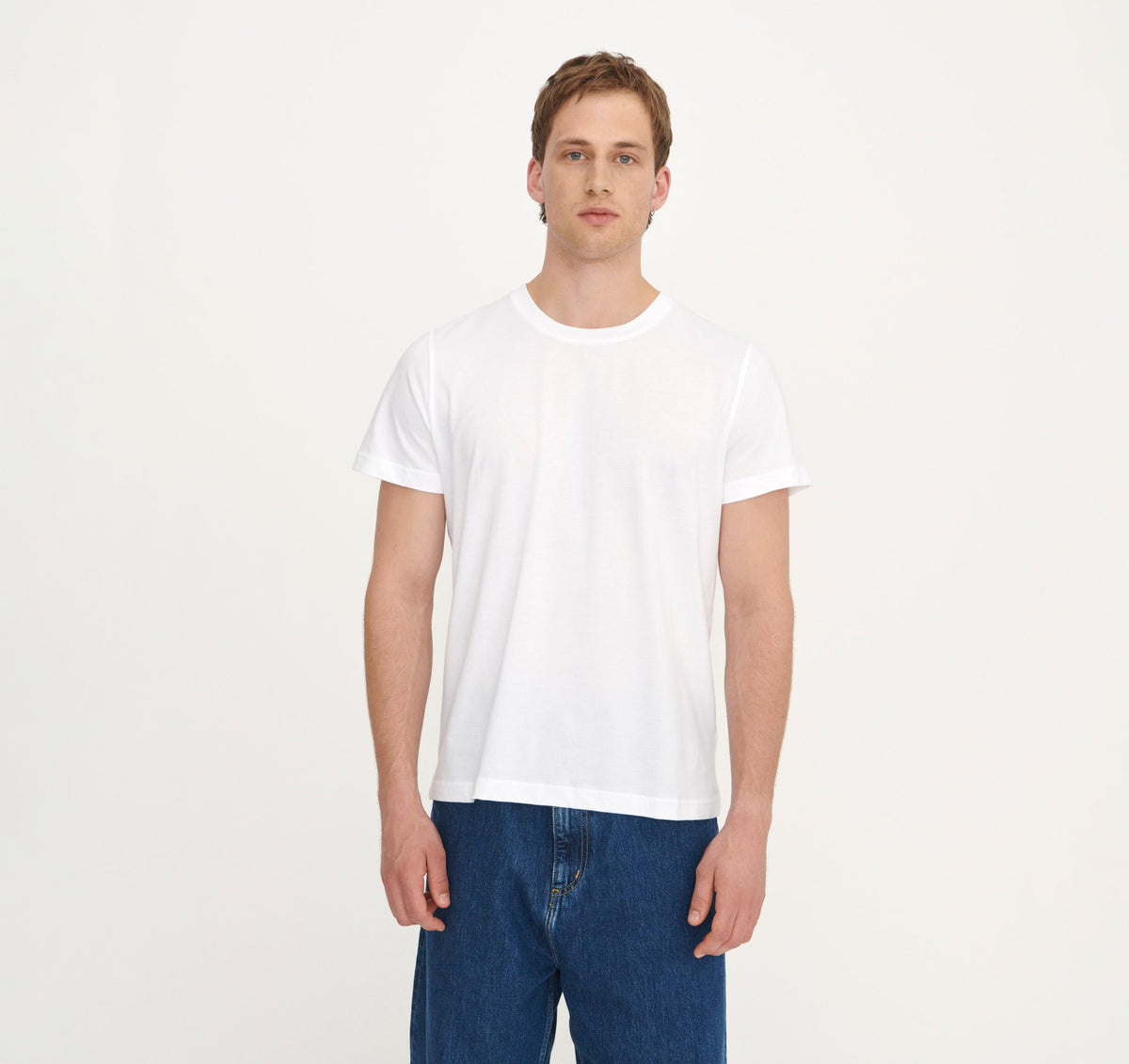 True Regular Fit Tee 3-Pack - White – organic cotton – view 4