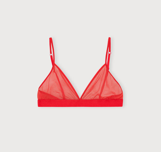 Mesh Triangle Bralette