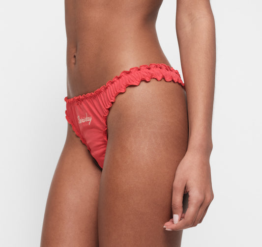 Core Ruffled Thong Week-Pack