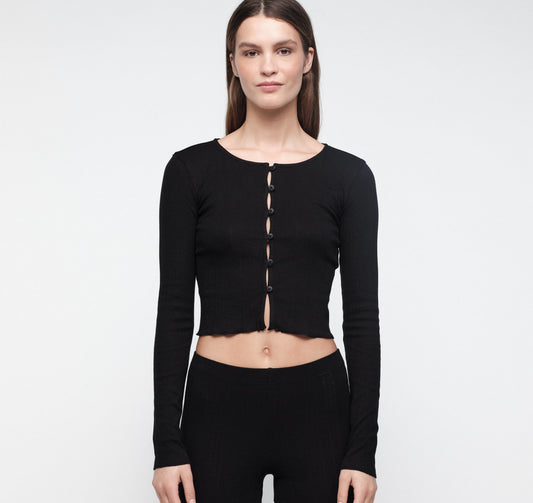 Pointelle Cardigan