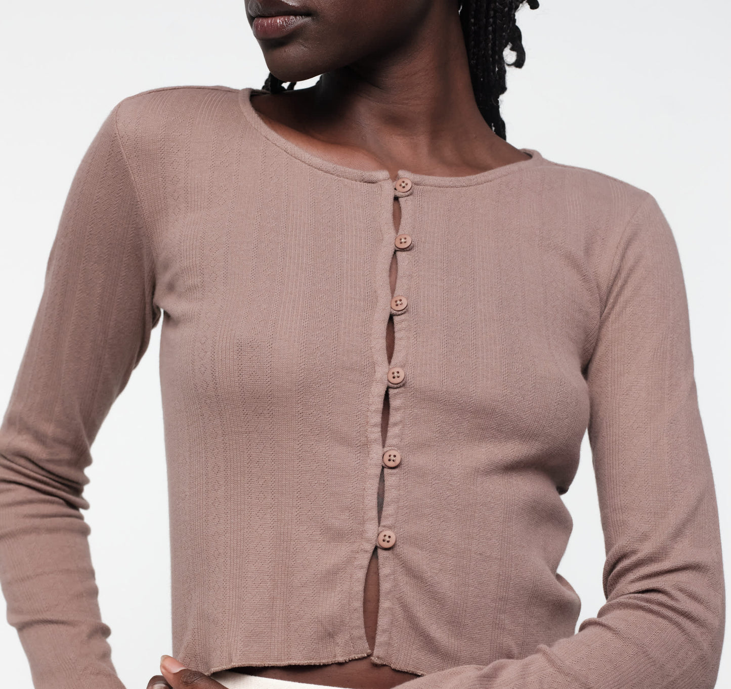 Pointelle Cardigan