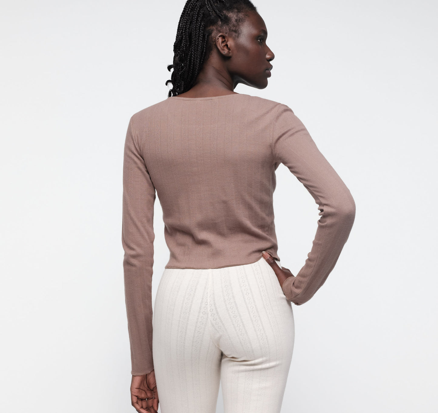Pointelle Cardigan