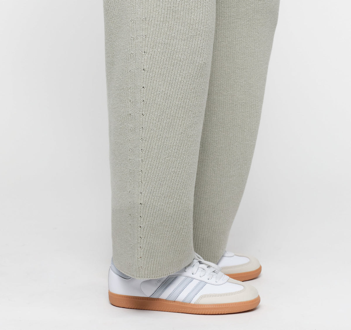 Soft Knit Barrel Leg Pants