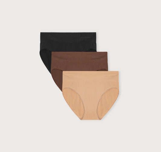 Smooth High-Leg Briefs 3-Pack