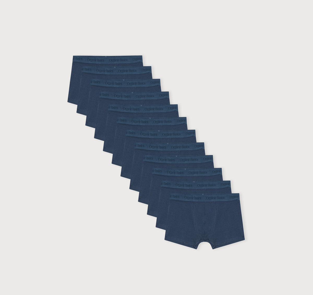 Core Trunks 12-Pack - Midnight Blue / Midnight Blue / Midnight Blue – organic cotton
