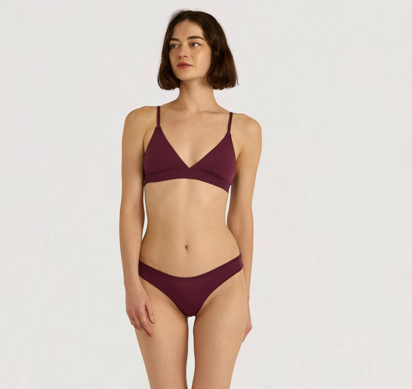 Soft Touch Veil Triangle Bralette