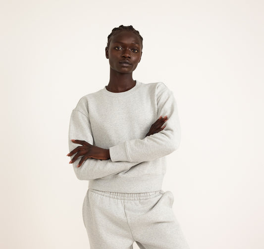 Weekend Crop Crewneck